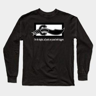 WOT Dagger Classic Chapter Icon With Quote Long Sleeve T-Shirt